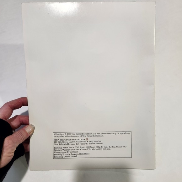 Shepherd's Bush Cross Stitch Pattern Leaflet Shepherd's Earth 1990 Chart Marked - Picture 9 of 9